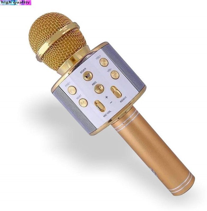 Bashaam J2252 PRO(WS858) HandheldSpeaker&Mic Color may vary (Pack of 1) Microphone