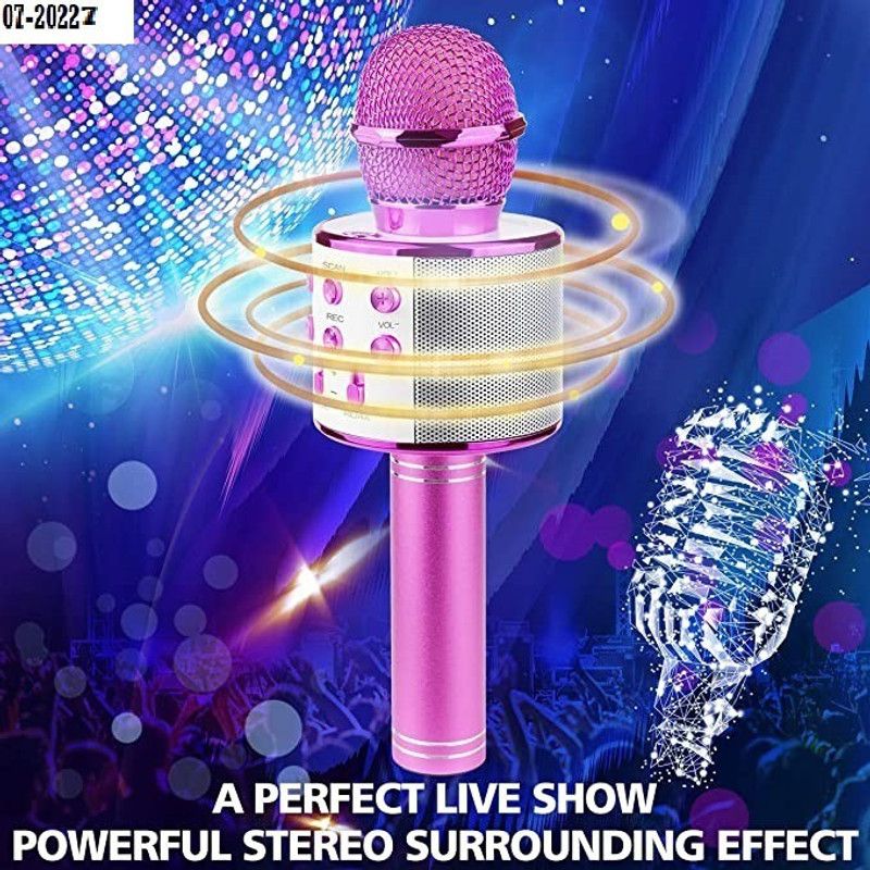 jorugo BG707 latest Wireless Karaoke MicColor may vary (pack of 1) Microphone