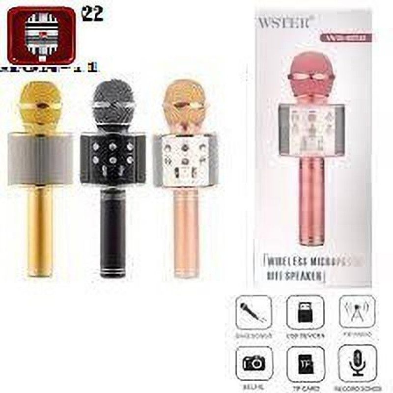 Bashaam AS156 plus Bluetooth Karaoke MicColor may vary (pack of 1) Microphone