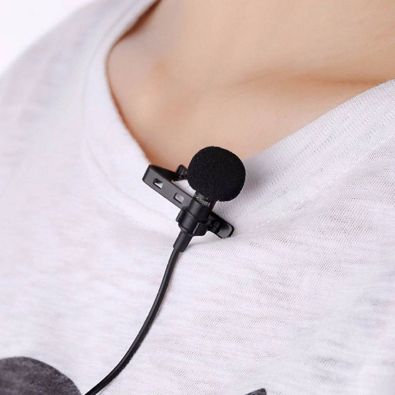 Borneo Collar Mic Voice Recording Filter Microphone for Singing, YouTube Compatible for All Smartphones Devices Microphone
