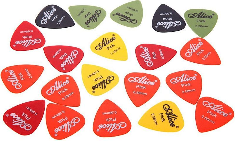 NASIR ALI alice picks pack of 20 Guitar Pick  (Pack of 20)