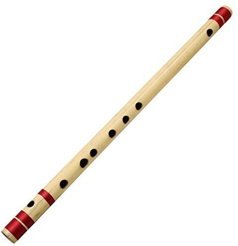 Foora Musical Foora Musical Natural Medium Right Hand Bansuri Size 19 Inches Bamboo Flute  (48 cm)