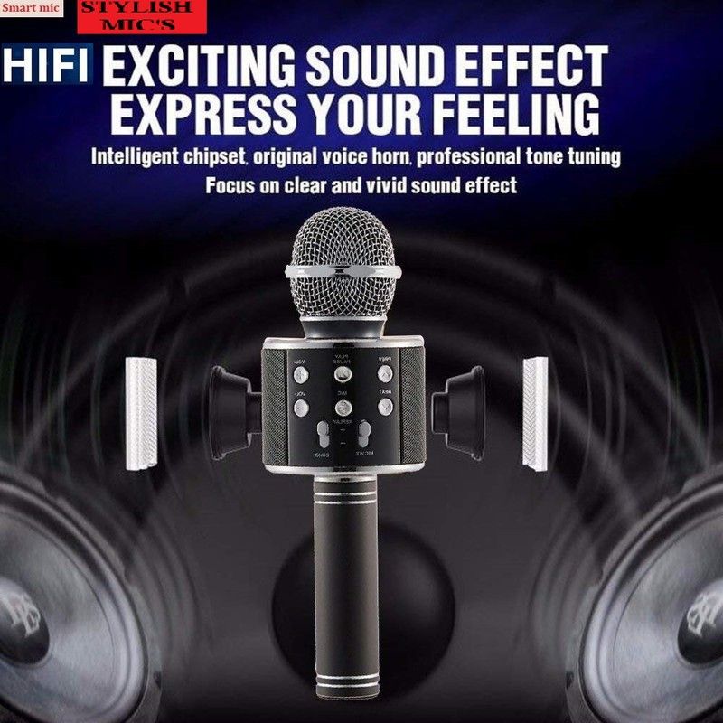 jorugo S568 MAX WS858MICROPHONE Handheld MIC& SPEAKER COLOR MAY VARY (PACK OF 1) Microphone
