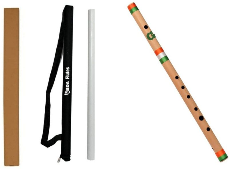 IBDA Flute G Scale for Professional / Beginner Bamboo Bansuri 19 inch with Waterproof Carry Bag Bamboo Flute  (48 cm)