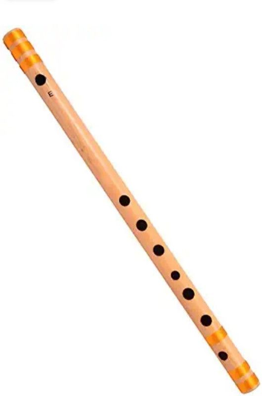 Gold Rush E Natural Medium Scale Professional Right Hand Flute (Bansuri) 16 Inch Bamboo Flute  (39.5 cm)
