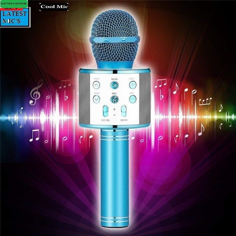Bashaam S2350 MAX WS858MICROPHONE Handheld MIC& SPEAKER COLOR MAY VARY (PACK OF 1) Microphone