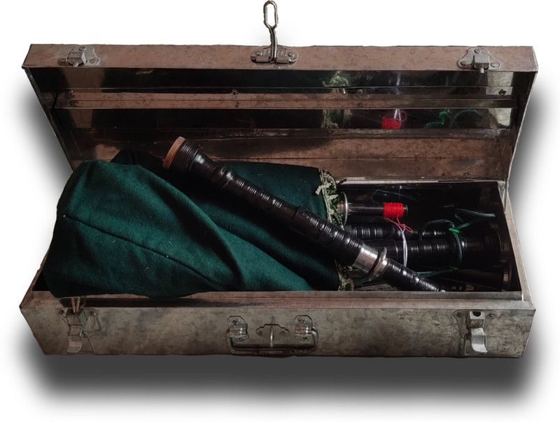 new jaibharat musicals Great Highland Bagpipes  (Green, Black)