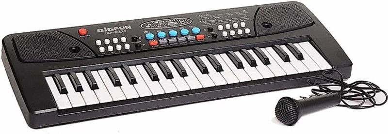 Shiv Battery Operated/Mobile Charger Power Option 37 Keys Piano Keyboard with Recording and Mic Toy for Kids Analog Portable Keyboard  (37 Keys)