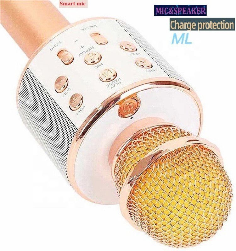 Bashaam A1319_WS858 ULTRA BLUETOOTH Inbuilt MIC COLOR MAY VARY (PACK OF 1) Microphone
