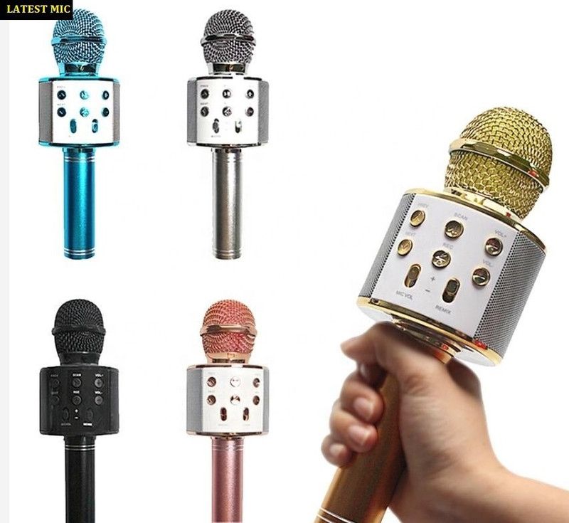 Bashaam J118 MAX(WS858) HandheldSpeaker&Mic Color may vary (Pack of 1) Microphone