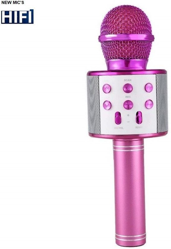 jorugo S750 ADVANCE WS858_Bluetooth Karaoke Mic with in built speaker(pack of 1) Microphone