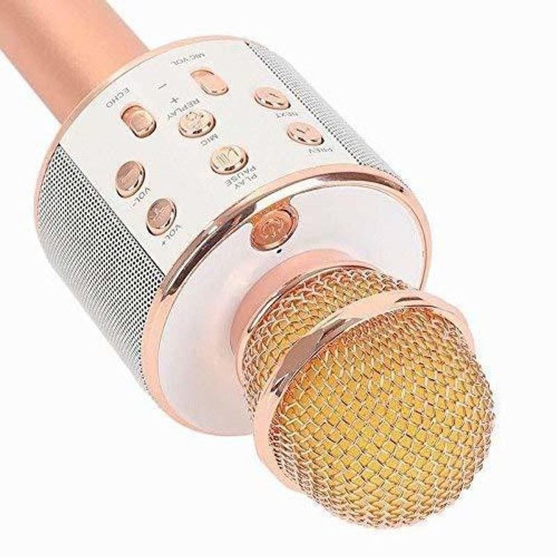 Y2H Enterprises Wireless Microphone Mic With Audio Recording Bluetooth Speaker & Karaoke Feature For All Tablets PCs, iOS Android Smartphones Ws-858 Microphone