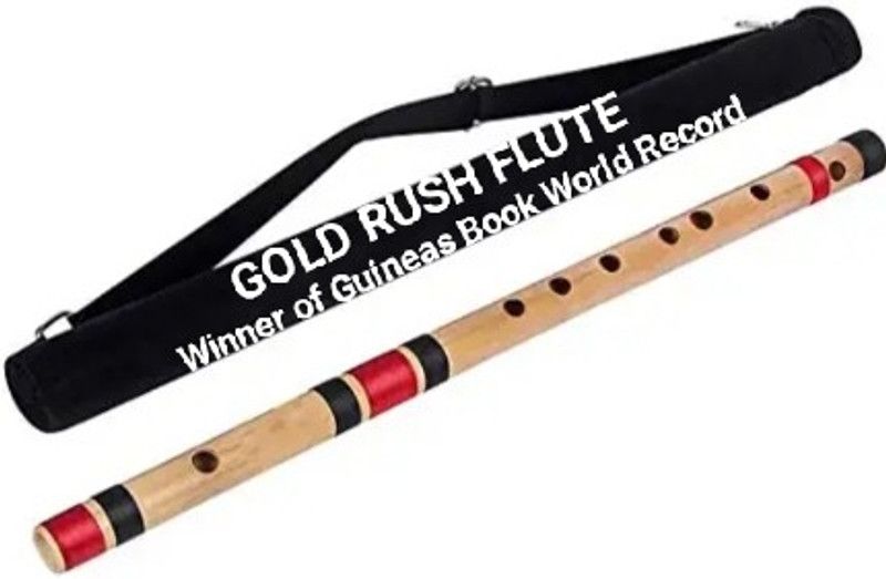 Gold Rush E Natural Base Professional Scale For Flute Players 30 inch Size Bamboo Flute  (76 cm)