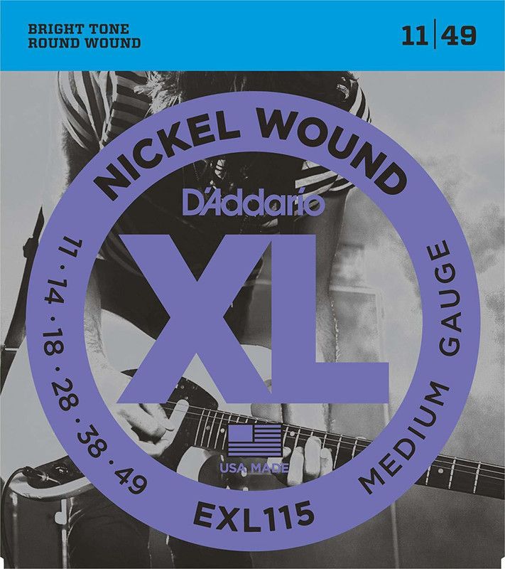 D'ADDARIO Electric EXL115 Guitar String  (6 Strings)