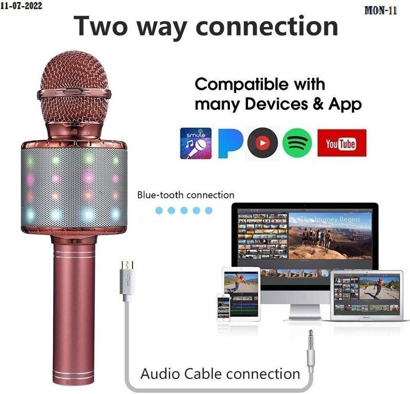 jorugo KL21 max Wireless Karaoke MicColor may vary (pack of 1) Microphone