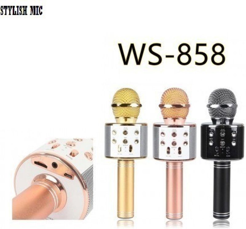 Bashaam R910 plus Bluetooth Karaoke MicColor may vary (pack of 1) Microphone