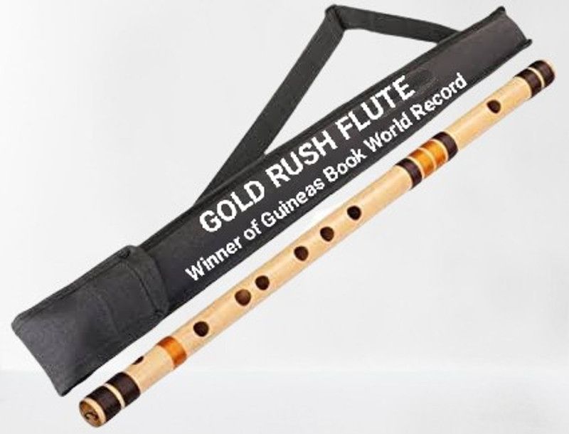 Gold Rush G Sharp Base Professional Scale Right Hand Flute (Bansuri) 22 inch Size Bamboo Flute  (58 cm)