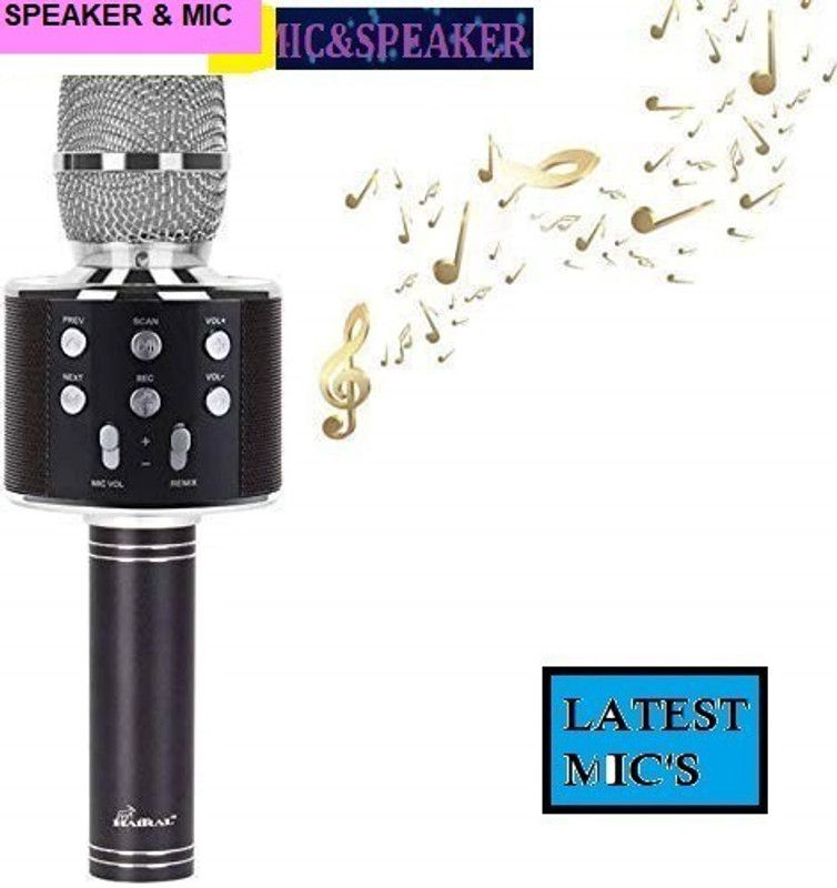 Bashaam S1119 PLUS WS858_Wireless Karaoke Mic Handheld(pack of 1) Microphone