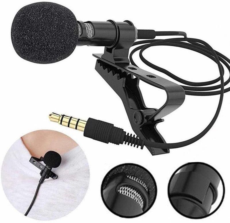 G2L 3.5mm Clip Microphone for YouTube | Collar Mike for Voice Recording | Lapel Mic Microphone
