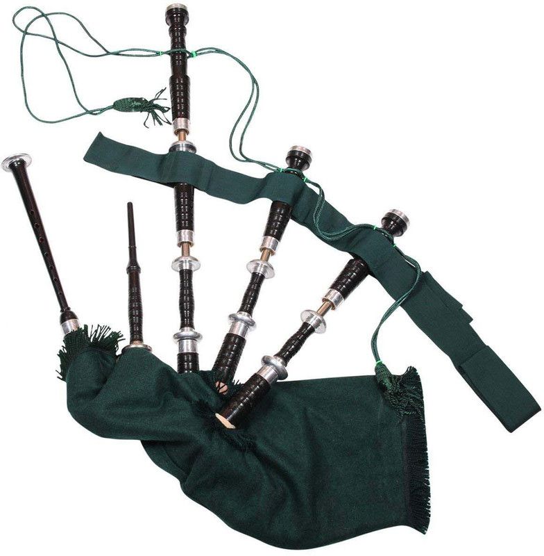 raghav associates army bagpipe sheesham wood Greek Bagpipes  (Multicolor)