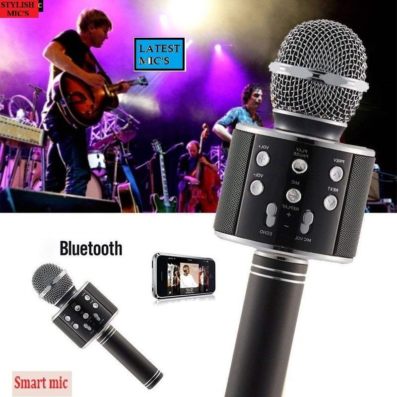 jorugo S490 MAX WS858MICROPHONE Handheld MIC& SPEAKER COLOR MAY VARY (PACK OF 1) Microphone