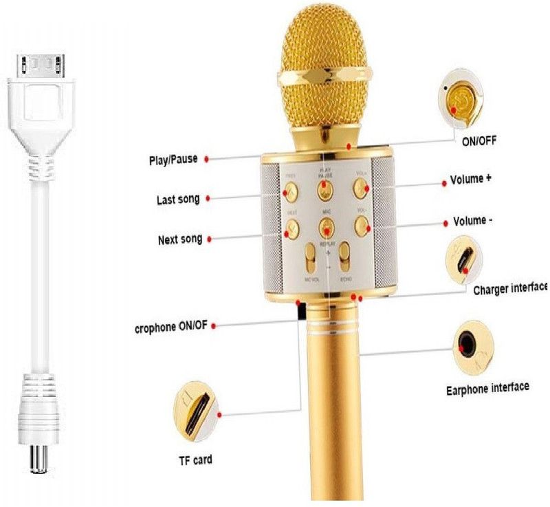 Y2H Enterprises A359_ws858 ULTRA Wireless Karaoke Mic Color May VARY (PACK OF 1) Microphone