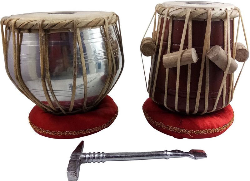 INDIA MEETS INDIA 157MITB000001 Tabla  (Dayan - 12.7 cm, Bayan - 17.78 cm)