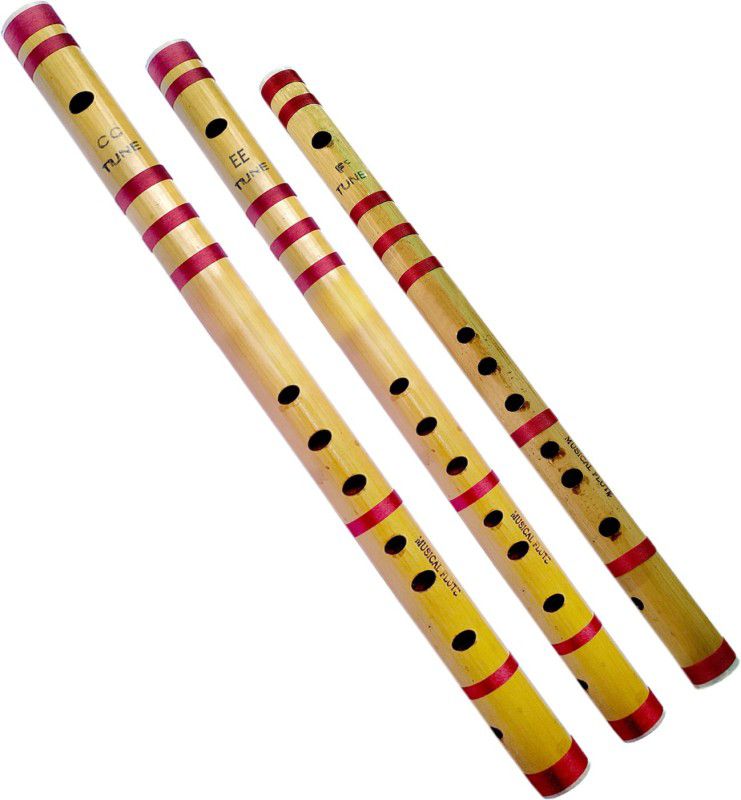 MGP Fashion High Quality Combo (3 Flute) Bamboo Baans Musical Flute Bansuri Bamboo Flute  (66 cm)