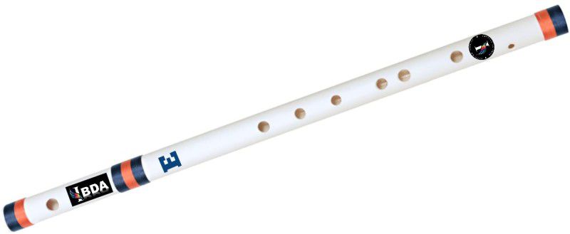 IBDA Flute Natural E Scale Professional/Beginner PVC Bansuri 18inch (Indian Silk Thread) Sanatized Go Vocal for Local for MUSICIANS PVC Flute  (46 cm)