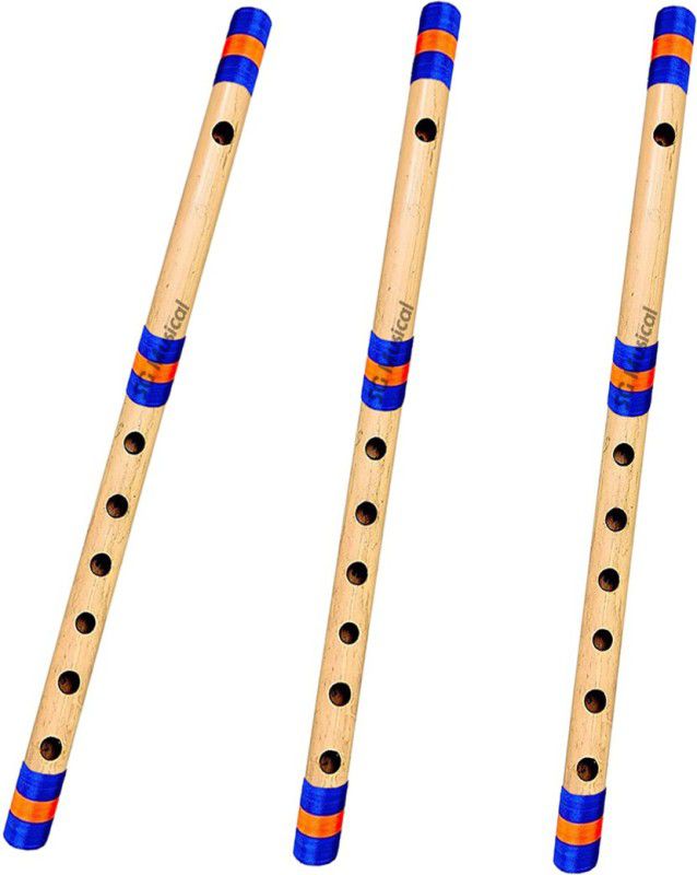 SG MUSICAL SGM-F4 Combo of 3 Bansuri Natural A, ,B & C Scale Bamboo Flute  (40 cm)