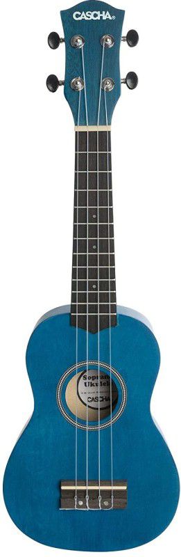 CASCHA HH 3971 EN SOPRANO UKULELE BUNDLE Acoustic Guitar Spruce Rosewood  (Blue)