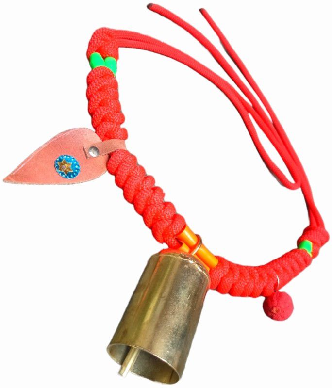 MsKESHAV COW MALA MADE WITH ROUND POLYESTER FOR COW AND BUFFALO Mountable Cowbell  (Iron)