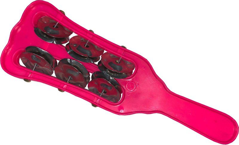 AMROHA ENTERPRISES Pink Hand Khartal 001 Kartal Instrument