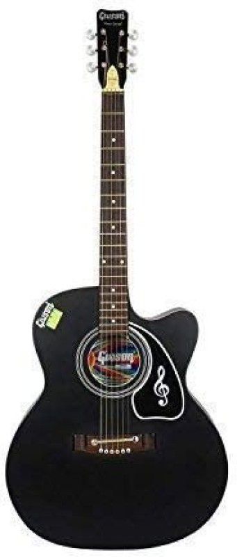 Givson Venus special Acoustic Guitar Linden Wood Rosewood Right Hand Orientation  (Black)