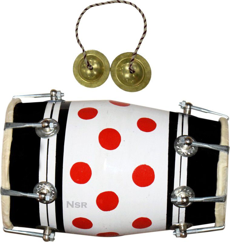 RR Musical RR.musical Baby Dholak (Dholki) Best Quality 06 Nut & Bolts Dholki  (Multicolor)