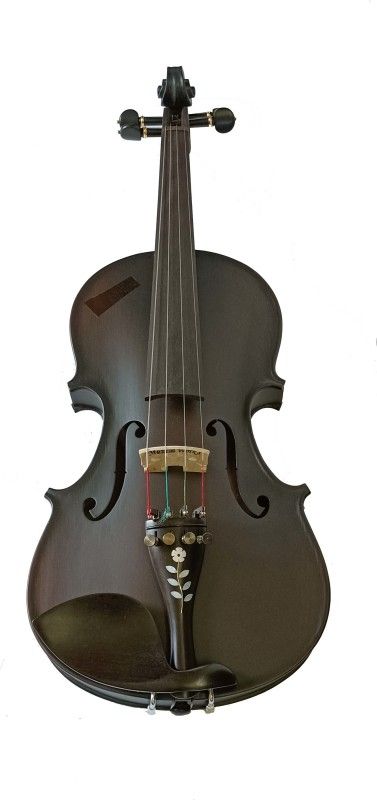 musical works srtm0116 4/4 Semi- Acoustic Violin  (Black Matt Yes)