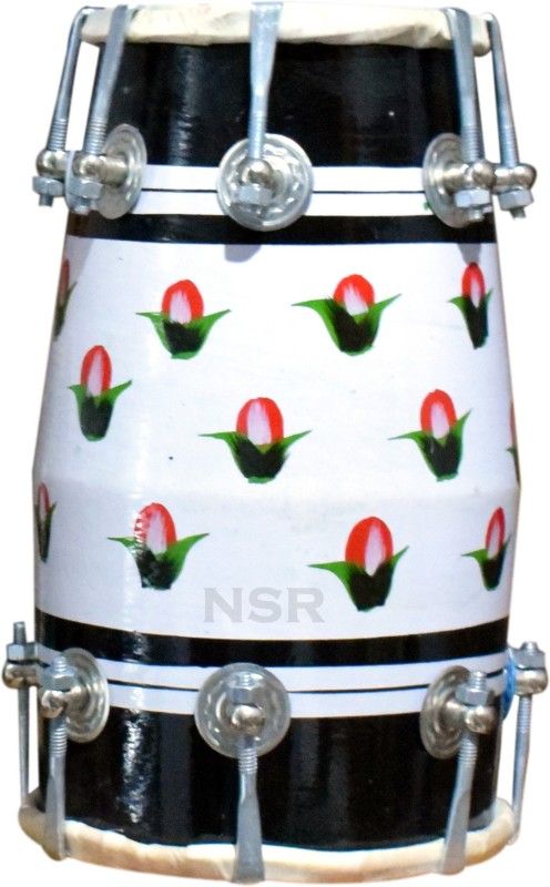 NSR NSRABABYD3 Nut & Bolts Dholki  (Multicolor)