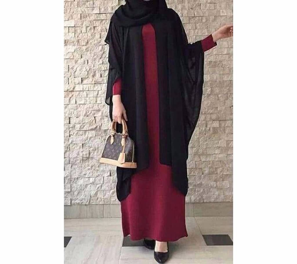 Double Part Elegant Design Abaya 