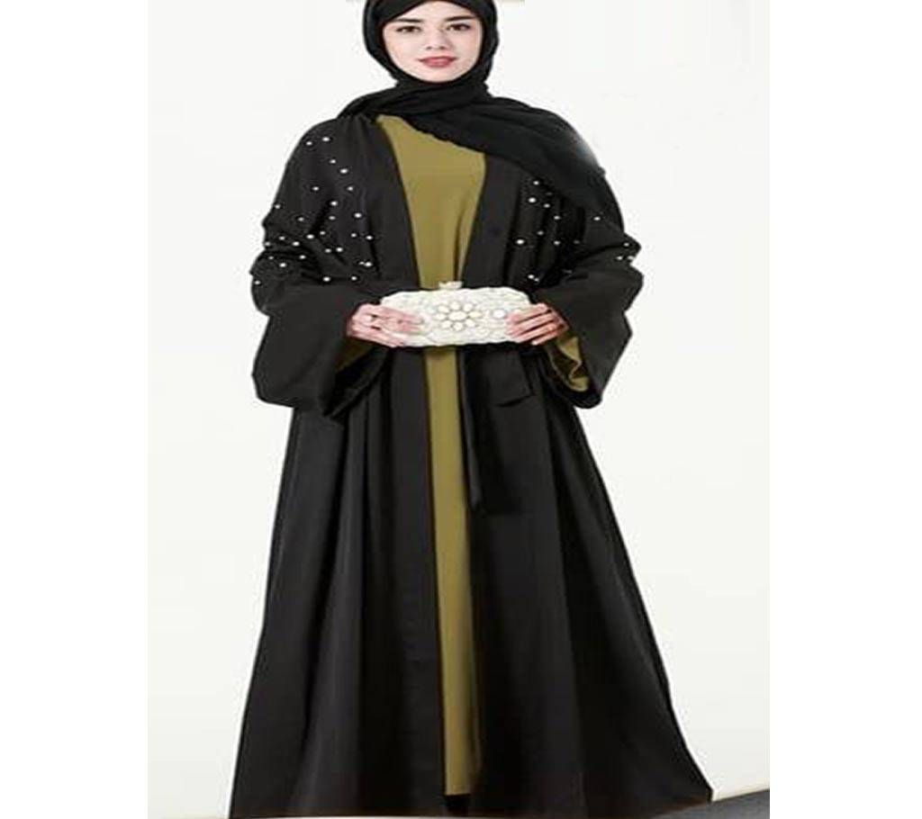 Black & Olive  BMW & Georgette  Borka For Women