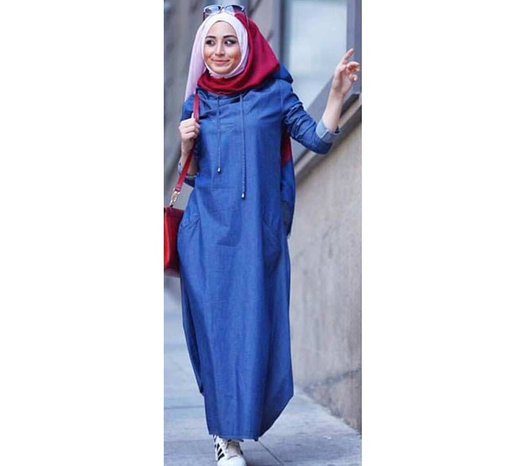 Cassical Denim Abaya