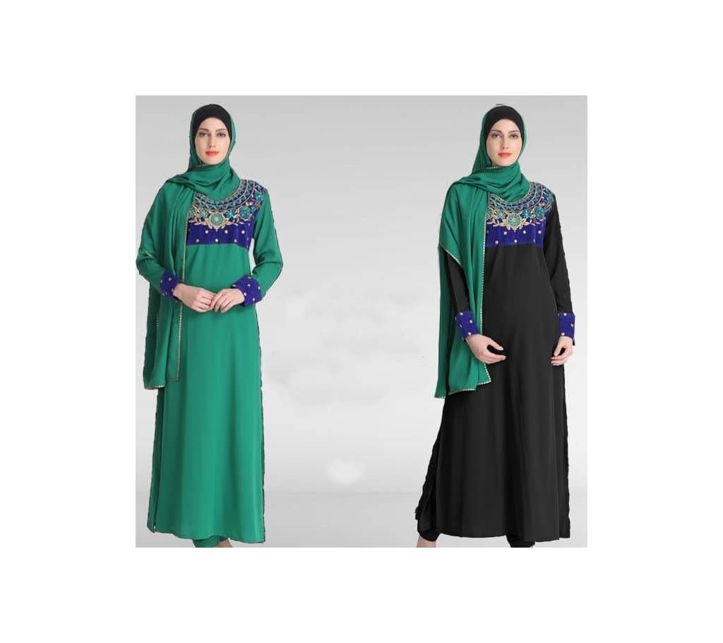 Multi color BME &  Georgette  Borka For Women