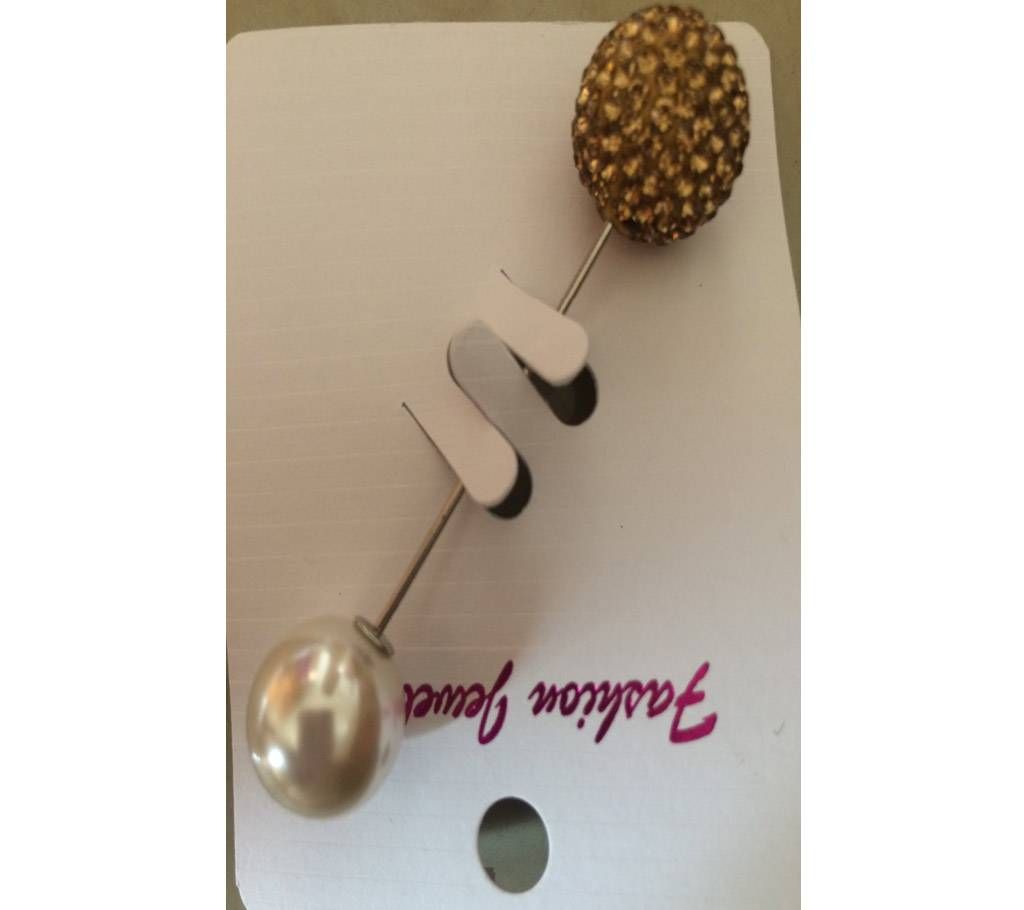 Stone setting Hijab pin 1 pc