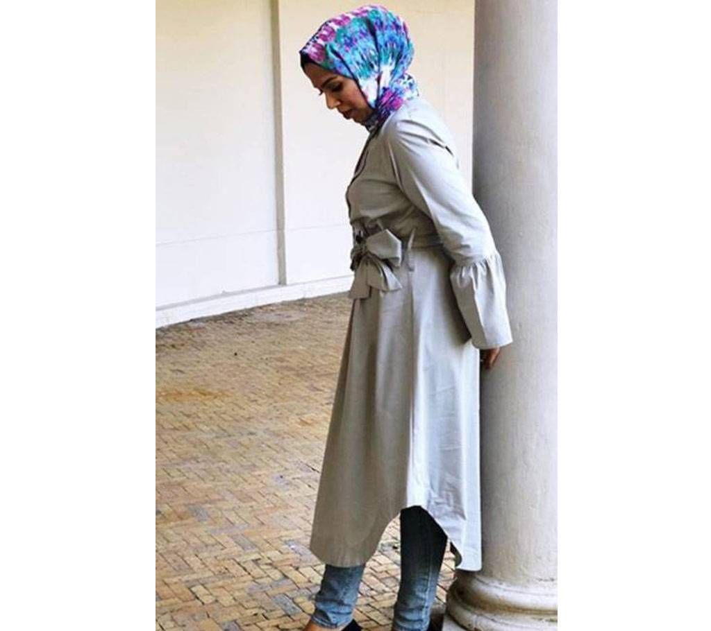 Light Gray BMW Borka For Women