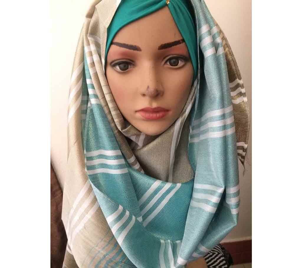 Silk pashmina shimmery glossy hijab