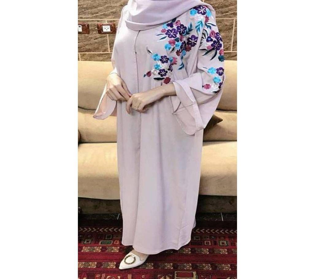 Off white Georgette Borka for women