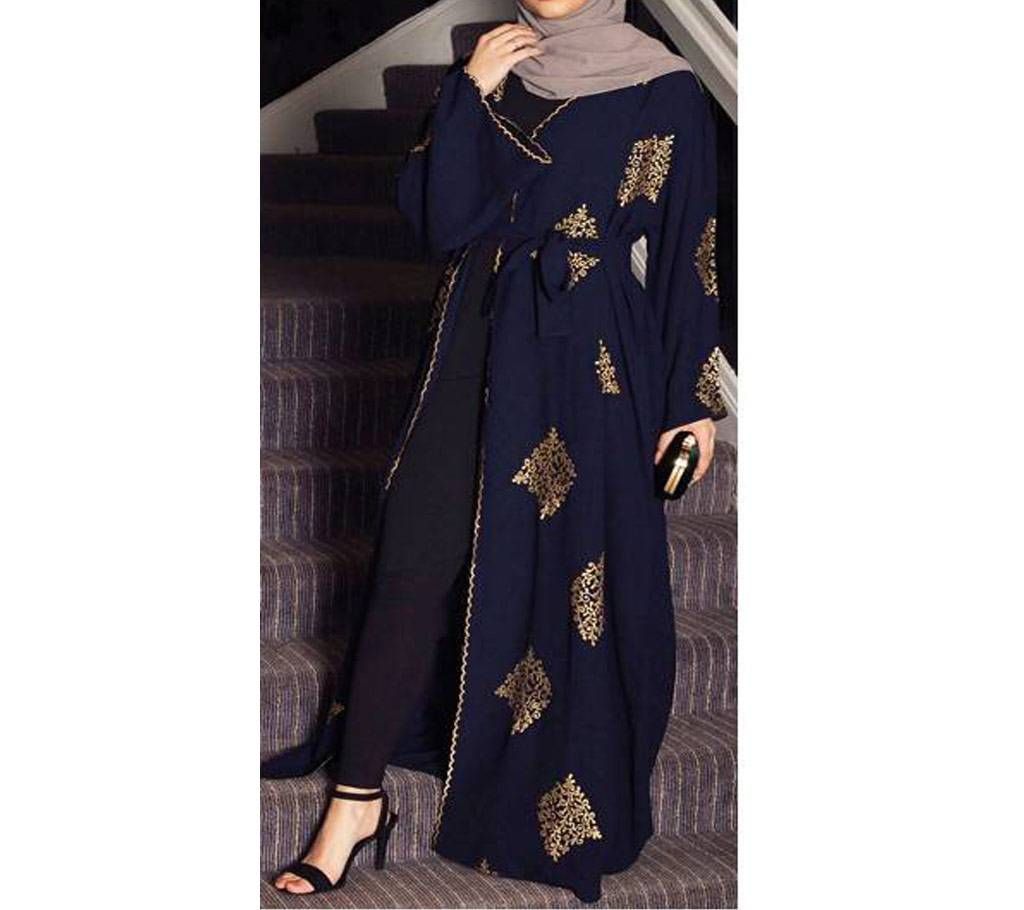 Front Part Open Elegant Abaya