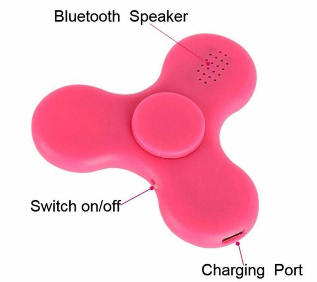 LED Fidget Spinner With Bluetooth Speaker 