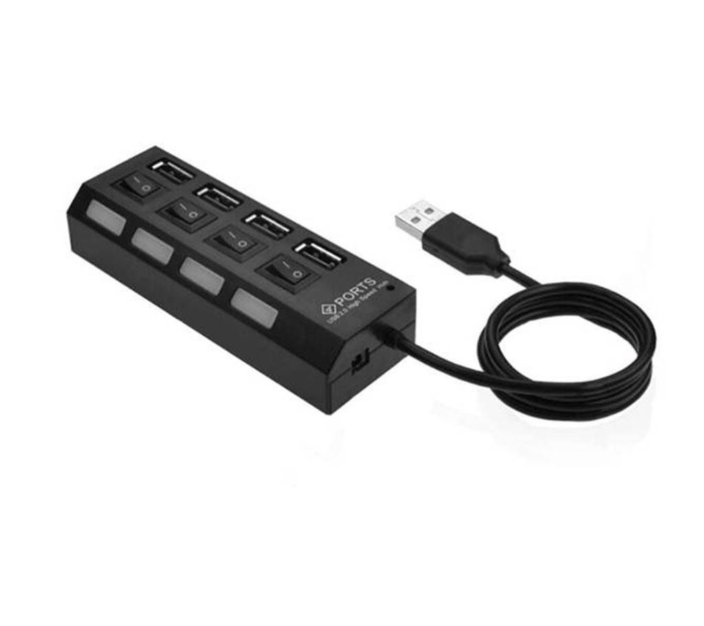 4-Port Hub With Switch