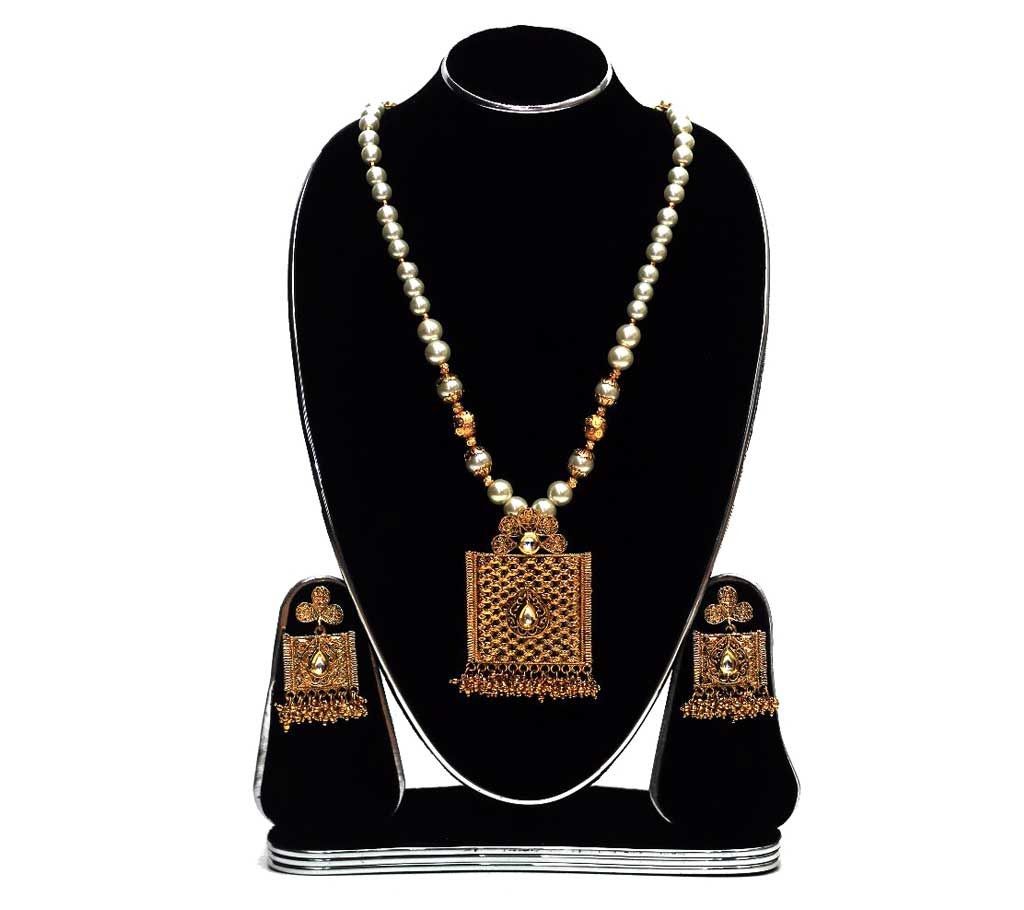 Gold Plated Necklace Set - JS 301