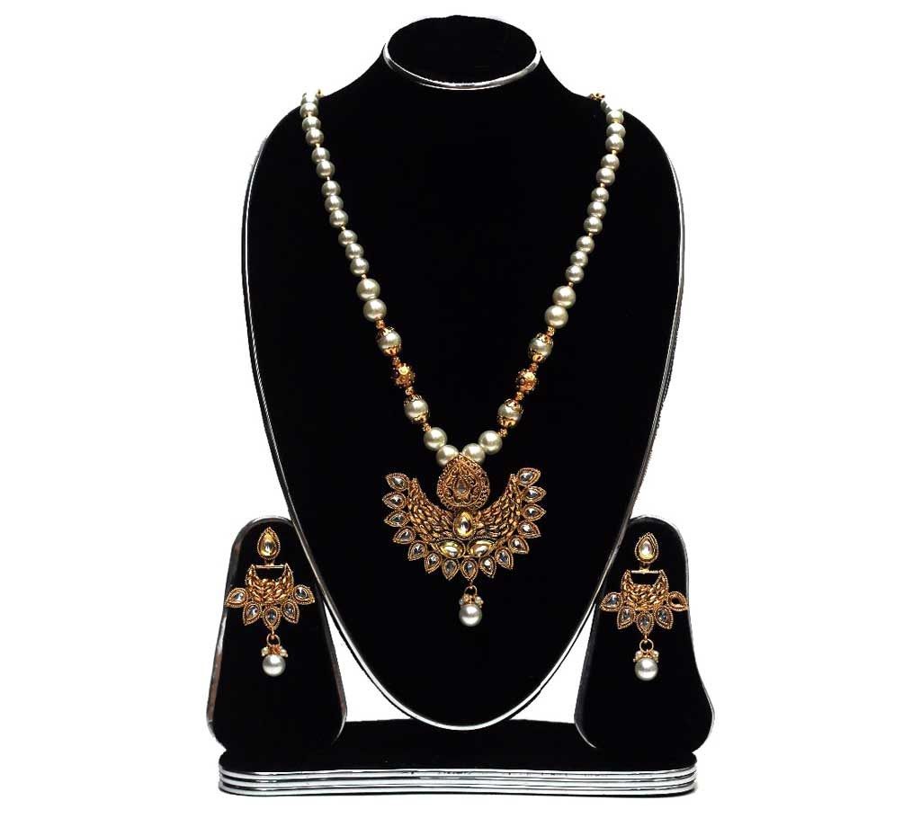 Gold Plated Necklace Set - JS 303